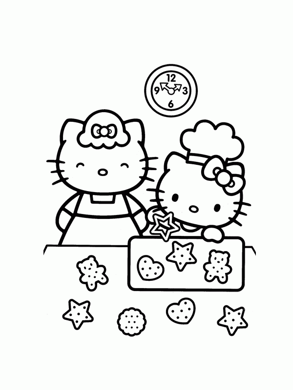 Hello Kitty kolorowanki